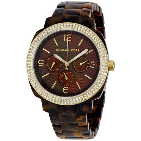 michael kors boyfriend tortoise watch